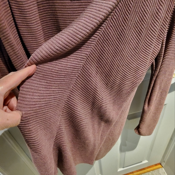 Eileen Fisher Shaped Cardigan, Mauve - Picture 2 of 6